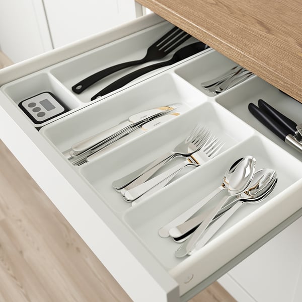 Knoxhult Base Cabinet With Doors And Drawer Gray Countertop