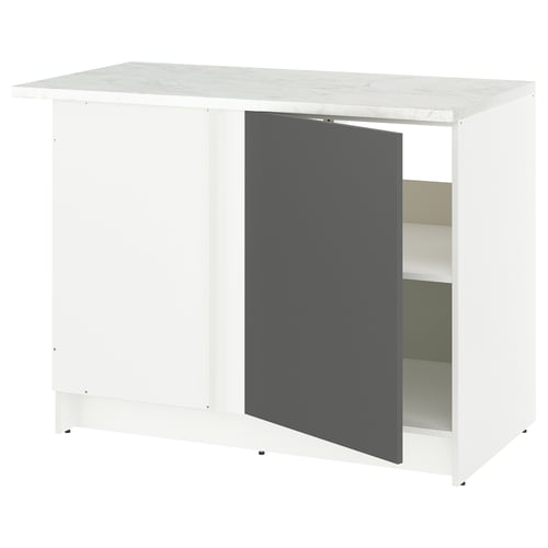 KNOXHULT Base corner cabinet - dark gray 44x24x36 "