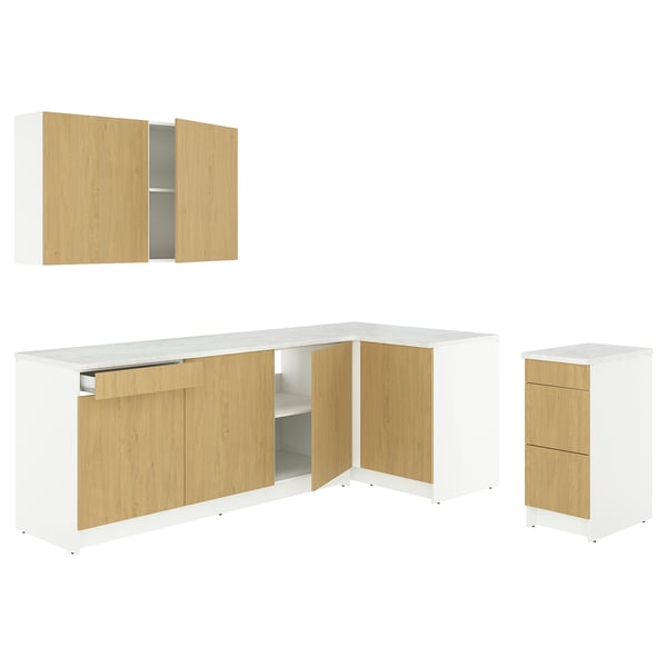 KNOXHULT Corner kitchen, oak effect