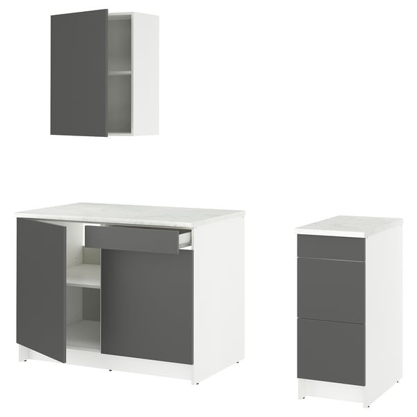 KNOXHULT Kitchen, dark gray, 93x24x88 "