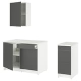 KNOXHULT Kitchen, dark gray, 93x24x88 "