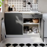 KNOXHULT Kitchen, dark gray, 93x24x88 "