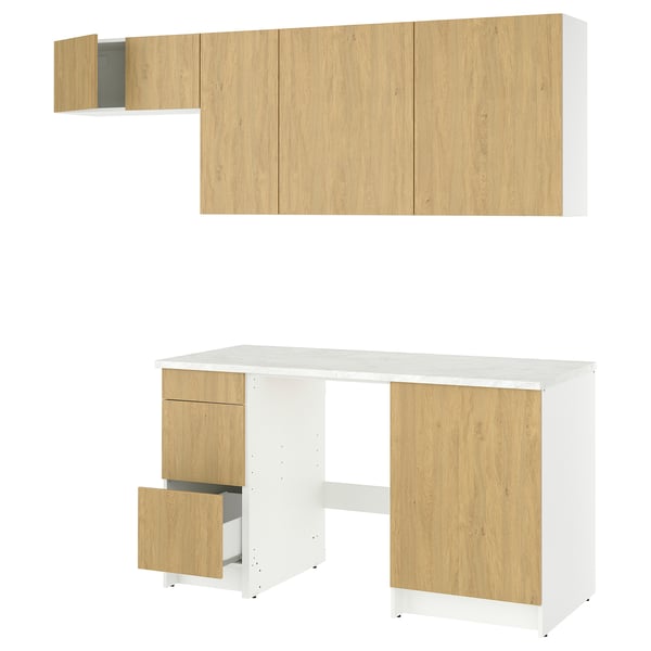 KNOXHULT Kitchen, oak effect, 93x24x88 "