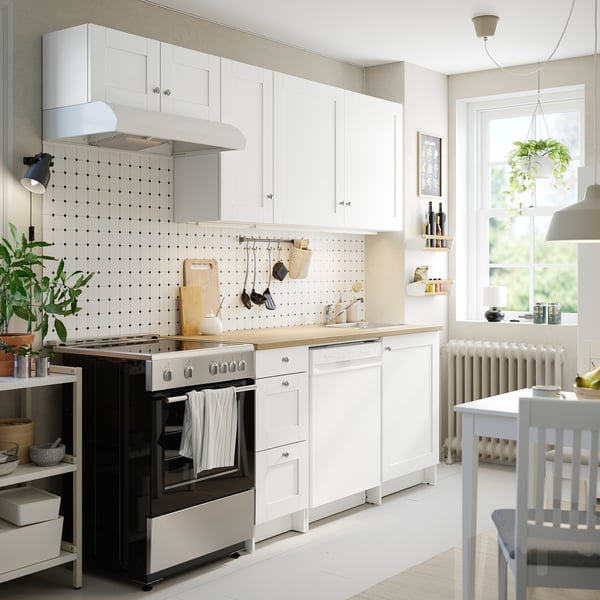 KNOXHULT Kitchen, white frame, 93x24x88 "