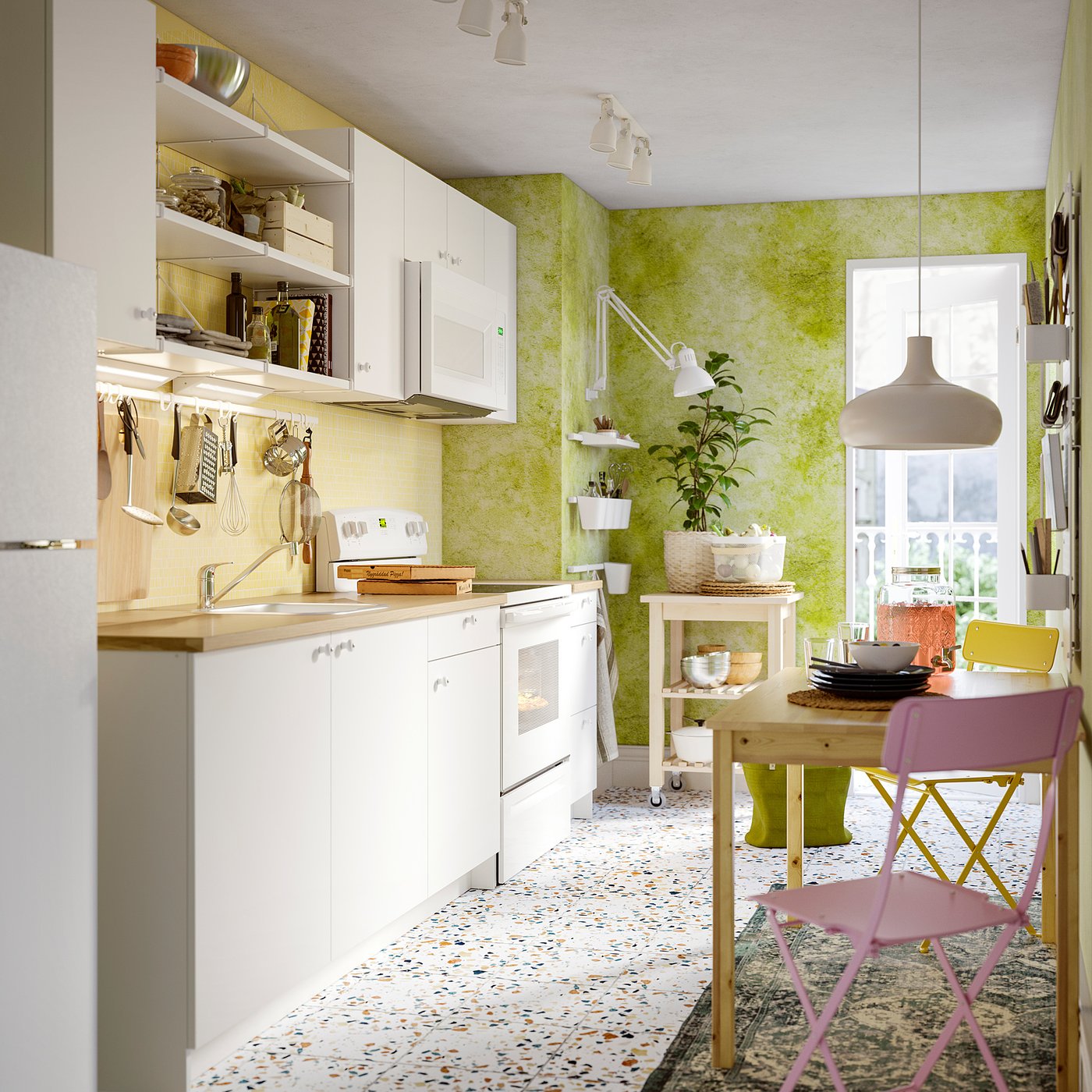 KNOXHULT kitchen, white, 117x24x353/8" IKEA