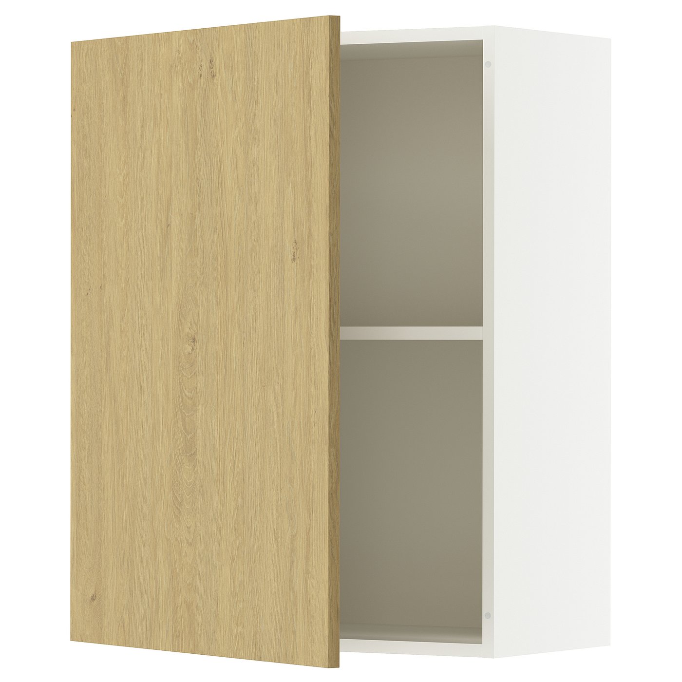 KNOXHULT wall cabinet with door, oak effect, 24x12x30