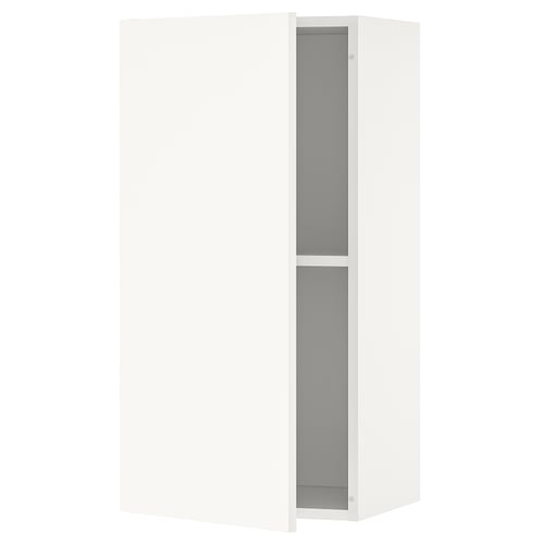 White KNOXHULT wall cabinet, rectangular, melamine front.