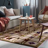 KNYLHAVREN Rug, flatwoven, brown/handmade, 5 ' 7 "x7 ' 10 "