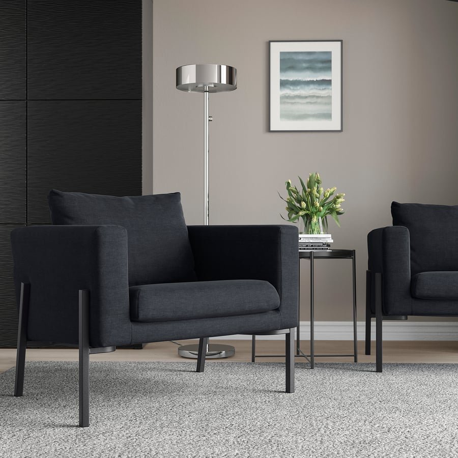 KOARP Armchair, Saxemara blackblue IKEA