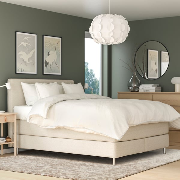 KÖBILDNING Rug, low pile, beige/off-white, 7 ' 10 "x9 ' 10 "