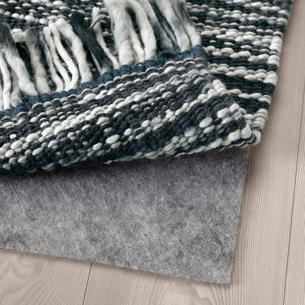 Kopenhamn Rug Flatwoven Handmade Dark Gray Ikea
