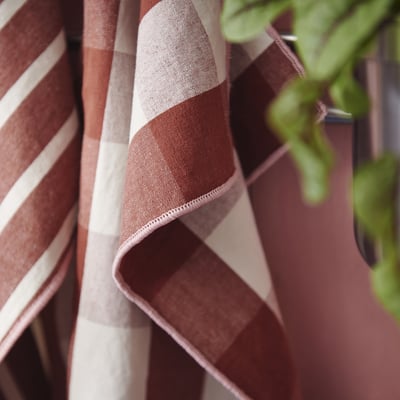 KÖSSEBÄR Dish towel, mixed patterns, 18x24 "