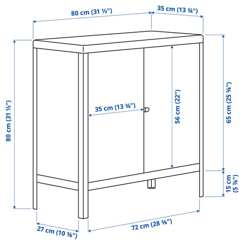 KOLBJÖRN mobile da interno/esterno, beige, 90x161 cm - IKEA Svizzera