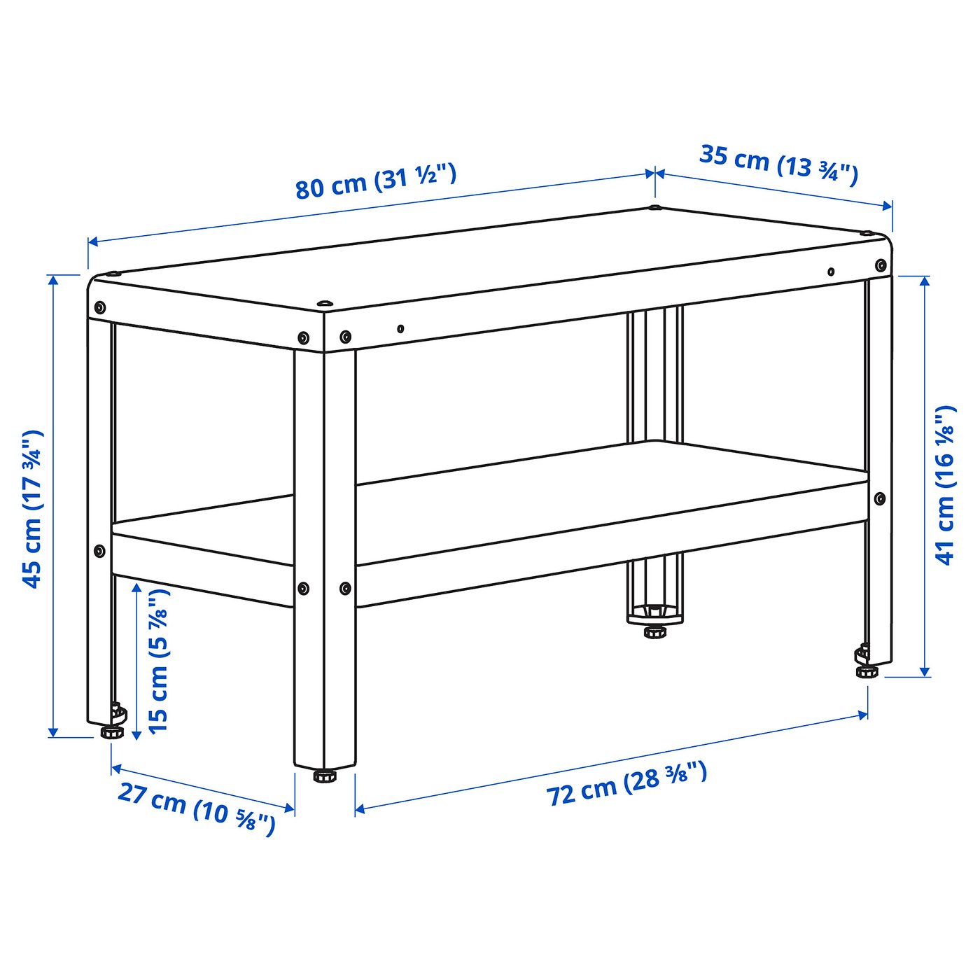 Shelf unit, beige outdoor/indoor 6