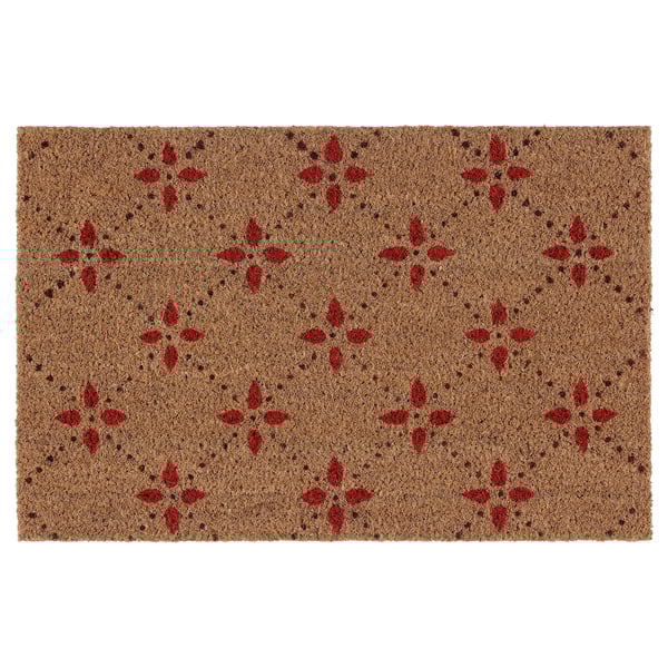 KOLLEKTOR Door mat, red, 1'4"x2'0" IKEA