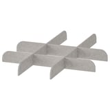 KOMPLEMENT Divider for pull-out tray, light gray, 19 5/8x22 7/8 "