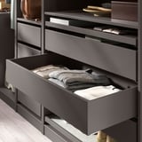 KOMPLEMENT Drawer, dark gray, 39 3/8x22 7/8 "