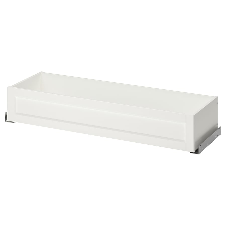 KOMPLEMENT Drawer with framed front, white, 39 3/8x13 3/4" IKEA