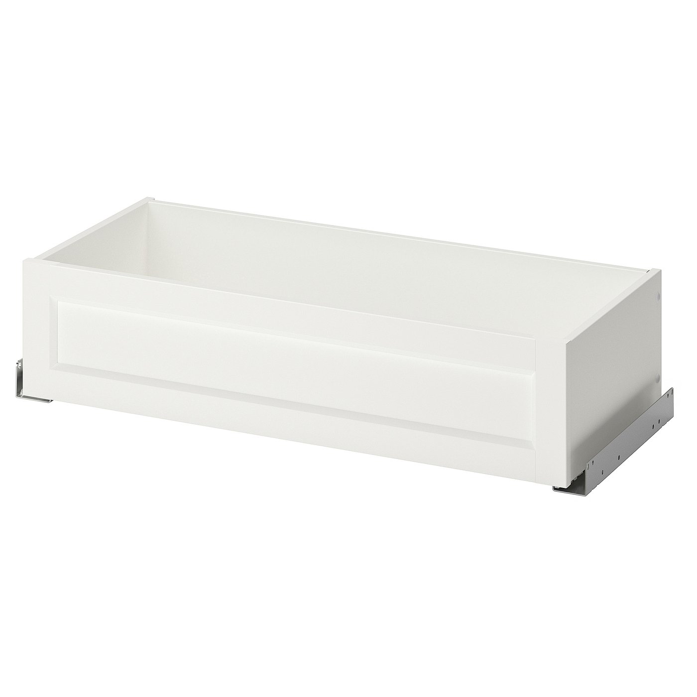 KOMPLEMENT Drawer with framed front, white, 29 1/2x13 3/4