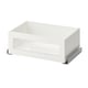 KOMPLEMENT Drawer with framed glass front, white, 19 5/8x13 3/4 "