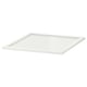 KOMPLEMENT Glass shelf, white, 19 5/8x22 7/8 "