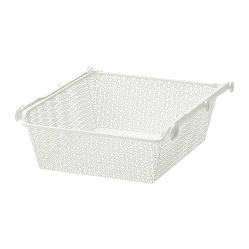 KOMPLEMENT Metal basket with pullout rail 19 5/8x22 7/8 " IKEA
