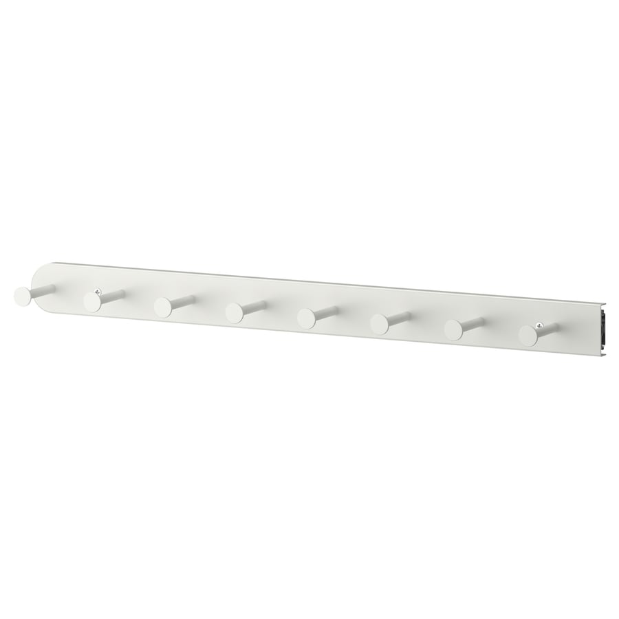 KOMPLEMENT pullout multiuse hanger, white, 227/8" IKEA