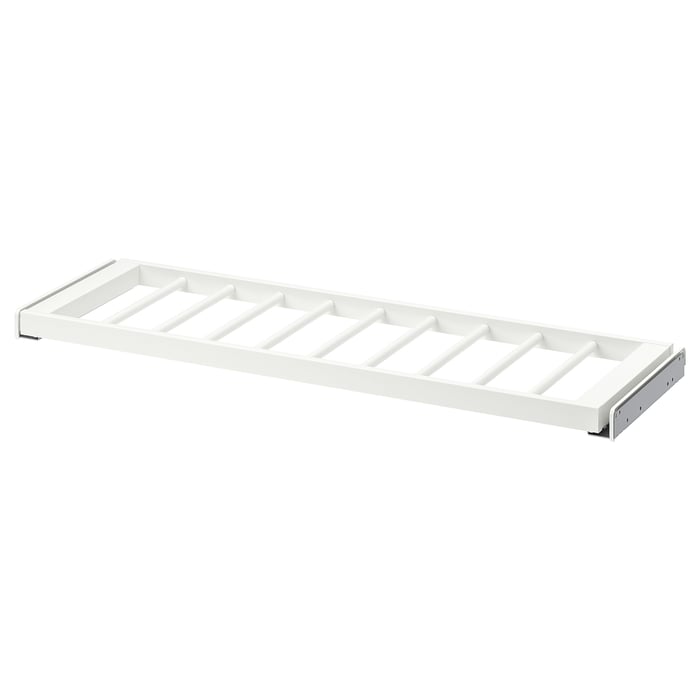 KOMPLEMENT pullout pants hanger, white, 393/8x133/4" IKEA