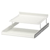 KOMPLEMENT Pull-out shoe shelf, white, 19 5/8x22 7/8 "