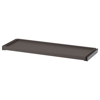 KOMPLEMENT Pull-out tray, dark gray, 39 3/8x13 3/4 "