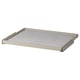 KOMPLEMENT Pull-out tray with drawer mat, gray-beige/light gray, 29 1/2x22 7/8 "