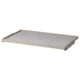 KOMPLEMENT Pull-out tray with drawer mat, gray-beige/light gray, 39 3/8x22 7/8 "