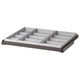 KOMPLEMENT Pull-out tray with insert, dark gray/light gray, 29 1/2x22 7/8 "