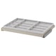 KOMPLEMENT Pull-out tray with insert, gray-beige/light gray, 29 1/2x22 7/8 "