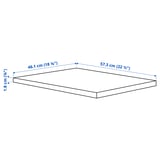 KOMPLEMENT Shelf, white, 19 5/8x22 7/8 "