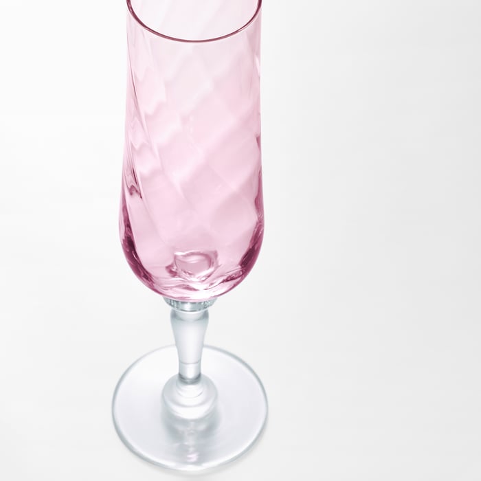 KONUNGSLIG Champagne flute, pink IKEA