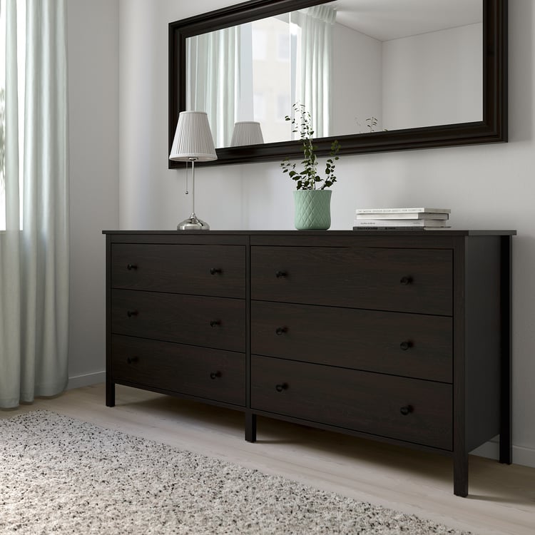 KOPPANG 6drawer dresser, blackbrown, 67 3/4x32 5/8" IKEA