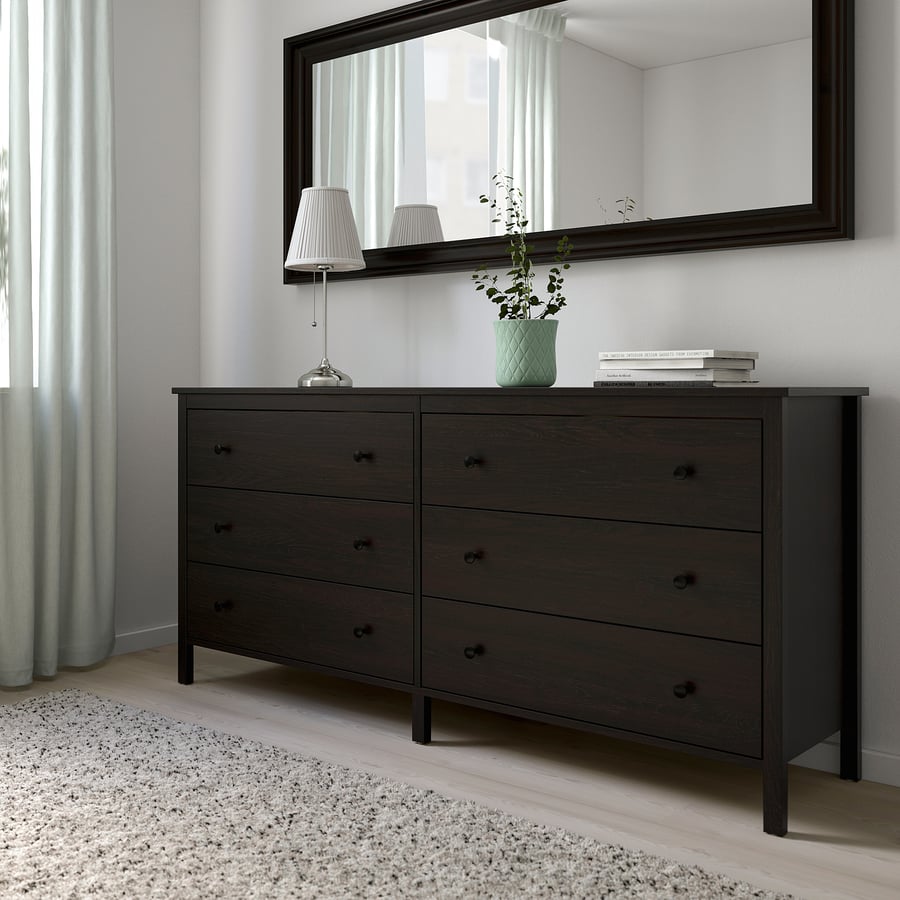 KOPPANG 6drawer dresser, blackbrown, 67 3/4x32 5/8" IKEA
