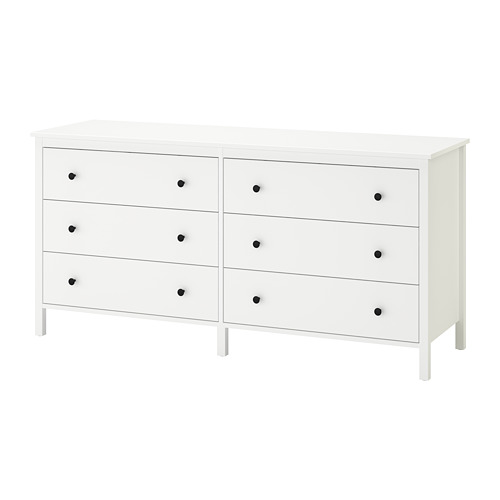 KOPPANG 6-drawer dresser, white, 67 3/4x32 5/8 "