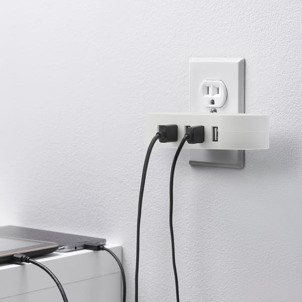 Koppla 5 Port Usb Charger White Ikea