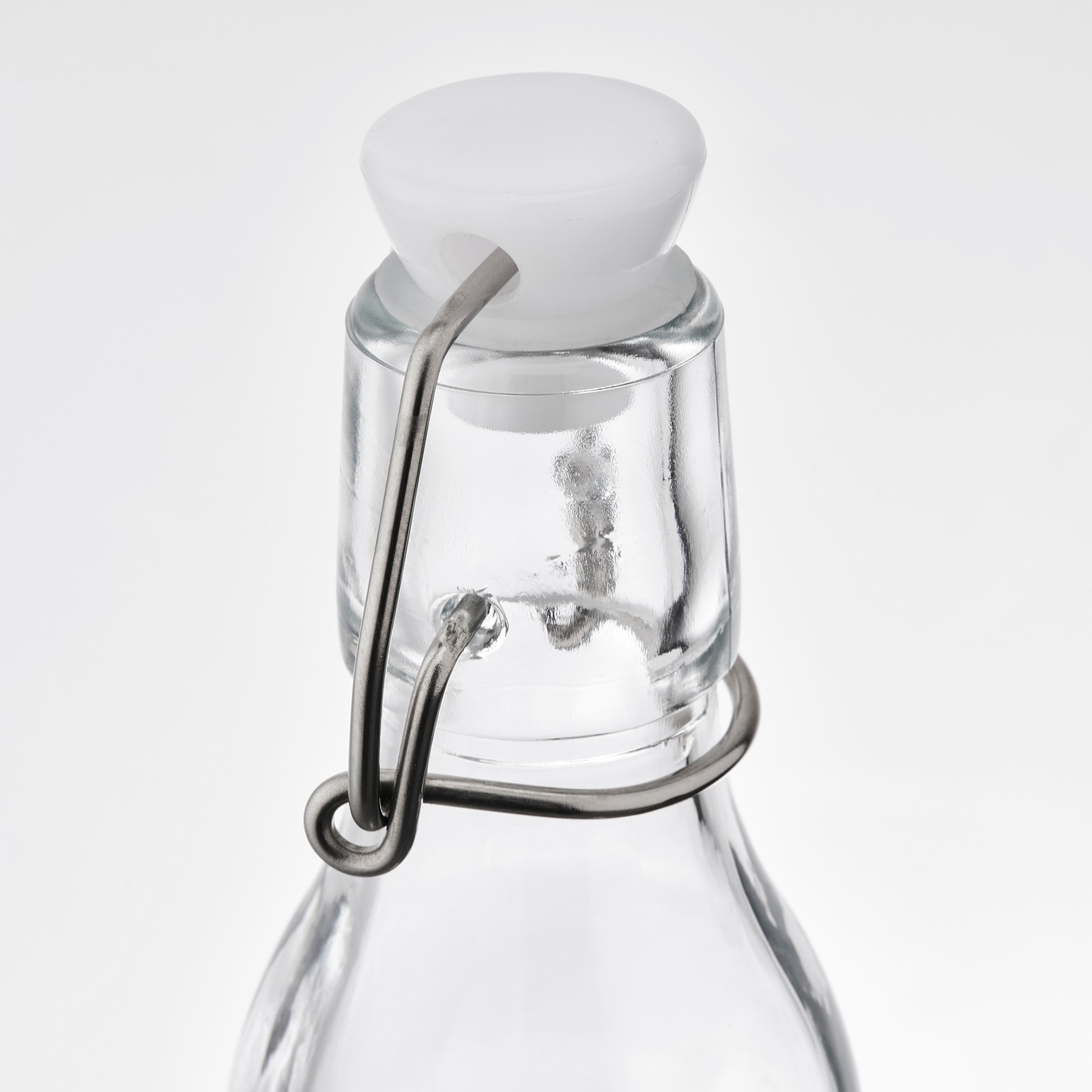 KORKEN Bottle with stopper, clear glass, 5 oz IKEA