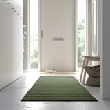 KORSNING Rug flatwoven, in/outdoor, green purple/stripe, 2 ' 7 "x8 ' 2 "