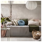 KRANSBORRE Cushion, dark blue, 16 "