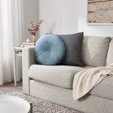 KRANSBORRE Cushion, dark blue, 16 "