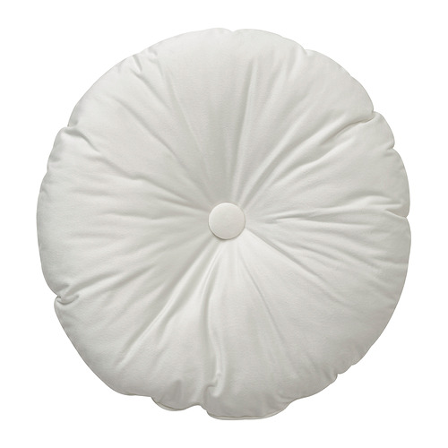 KRANSBORRE Cushion, white, 16 "
