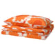 KRANSMALVA Duvet cover and pillowcase(s), orange, Twin