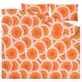 KRANSMALVA Duvet cover and pillowcase(s), orange, Full/Queen (Double/Queen)