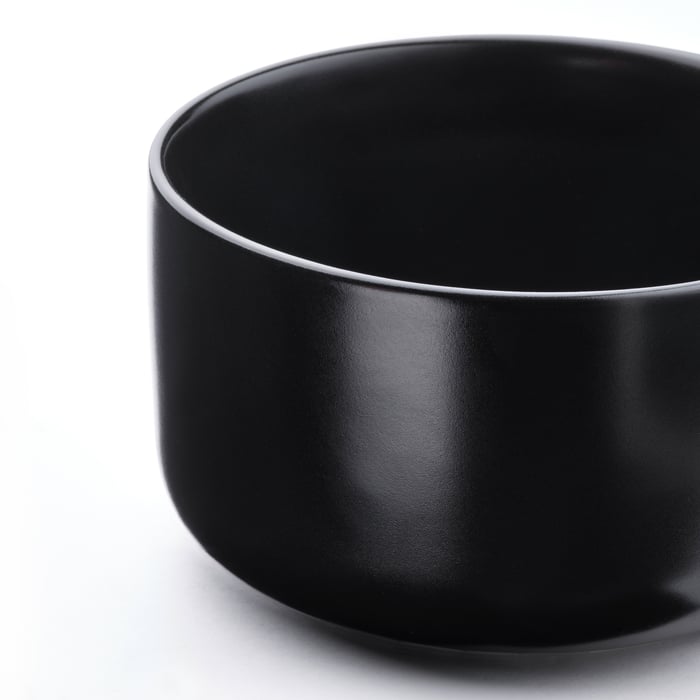 KRÖSAMOS Serving bowl, black, 6" IKEA