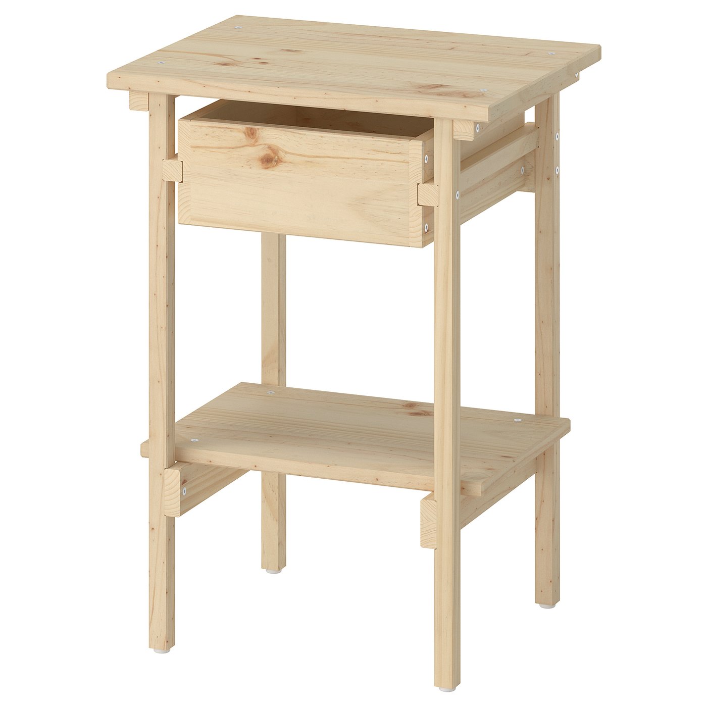 KRONÖREN nightstand, pine, 153/8x125/8x215/8