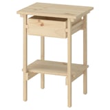 KRONÖREN Nightstand, pine, 15 3/8x12 5/8x21 5/8 "